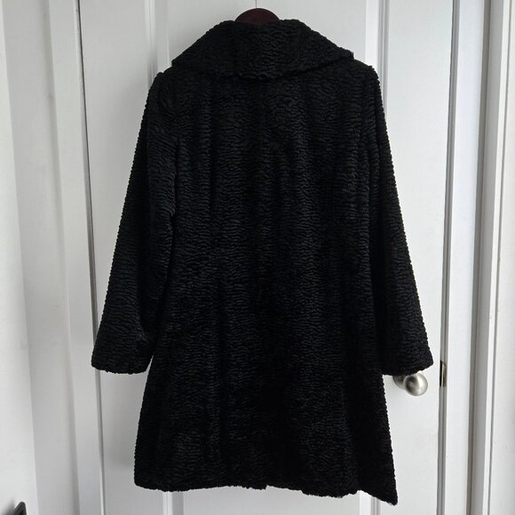 J. Jill Faux Fur Persian Lamb Coat - Picture 2 of 7